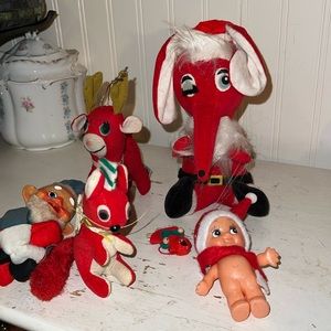 MCM Felt Japan dream treasure pet Christmas decorations reindeer elf squirrel +